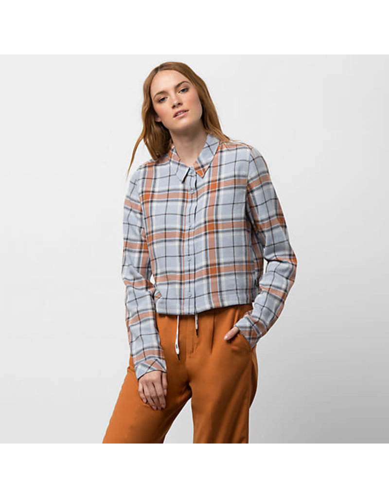 vans brown flannel
