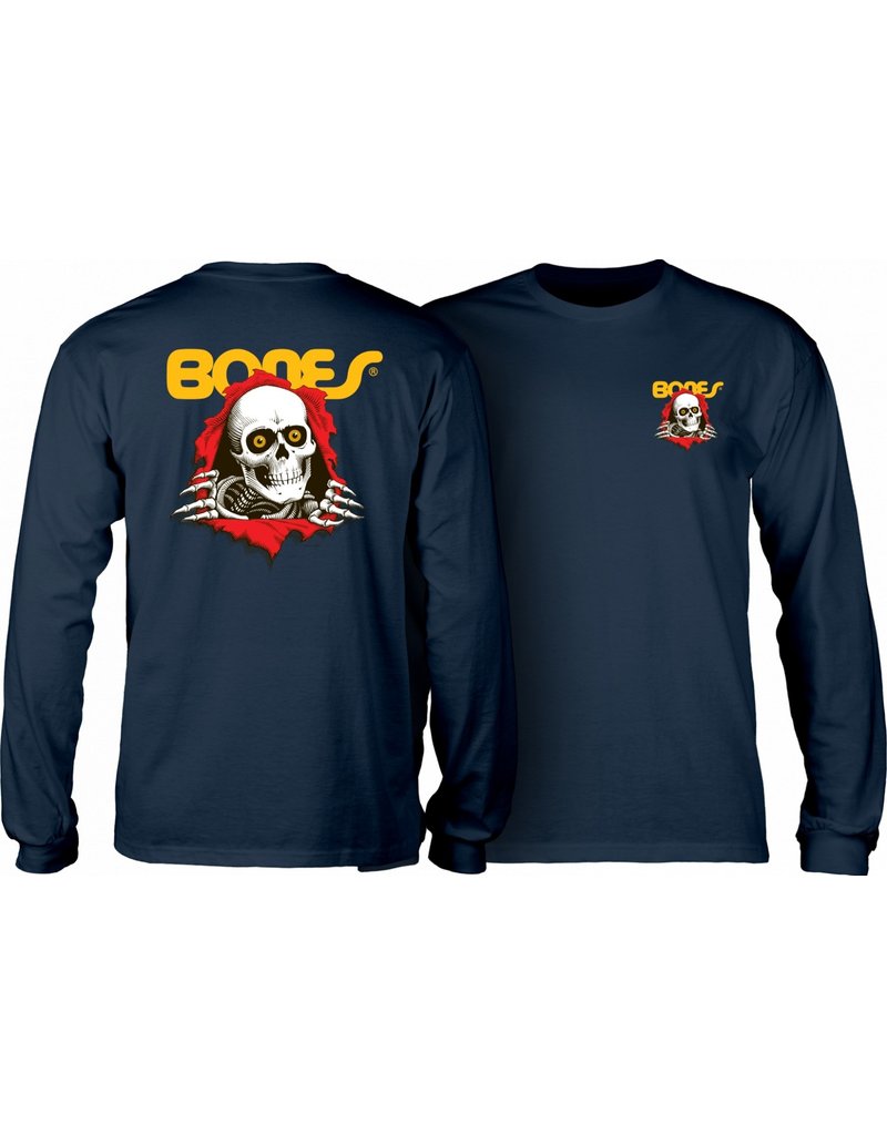 Powell Peralta L S T Shirt Ripper Navy Edge Of The World