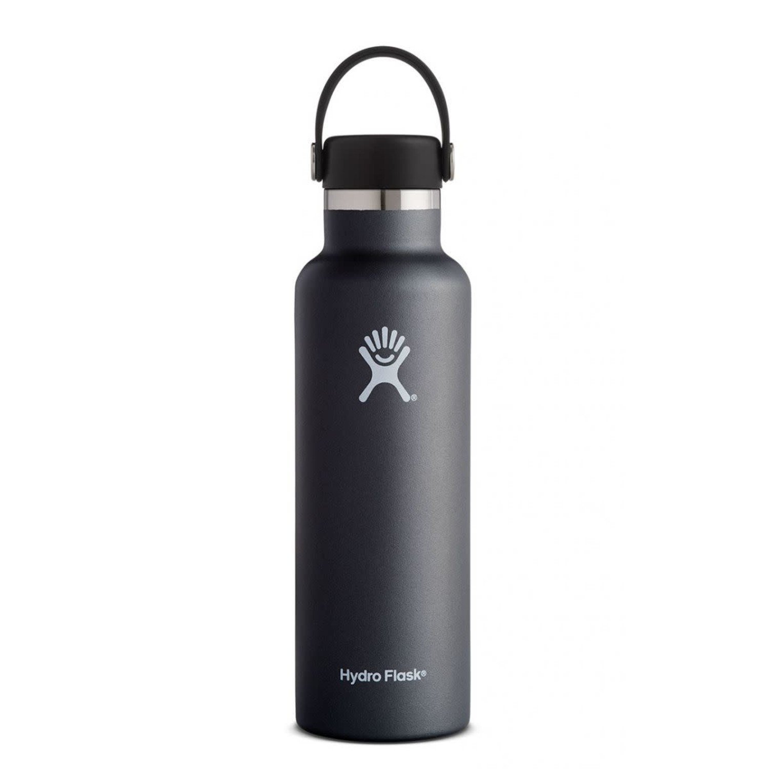 HYDRO FLASK 21 Oz Standard Mouth Flex Cap Black - Edge of the