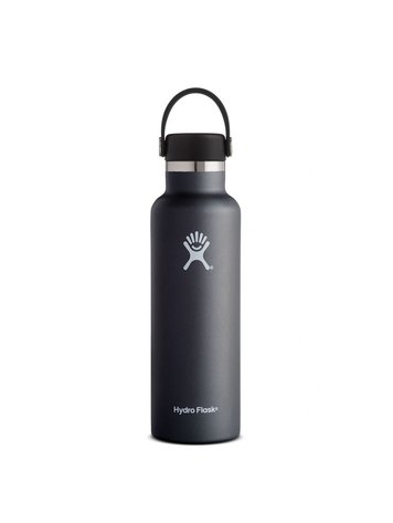 HYDRO FLASK HYDRO FLASK 21 Oz Standard Mouth Flex Cap Black