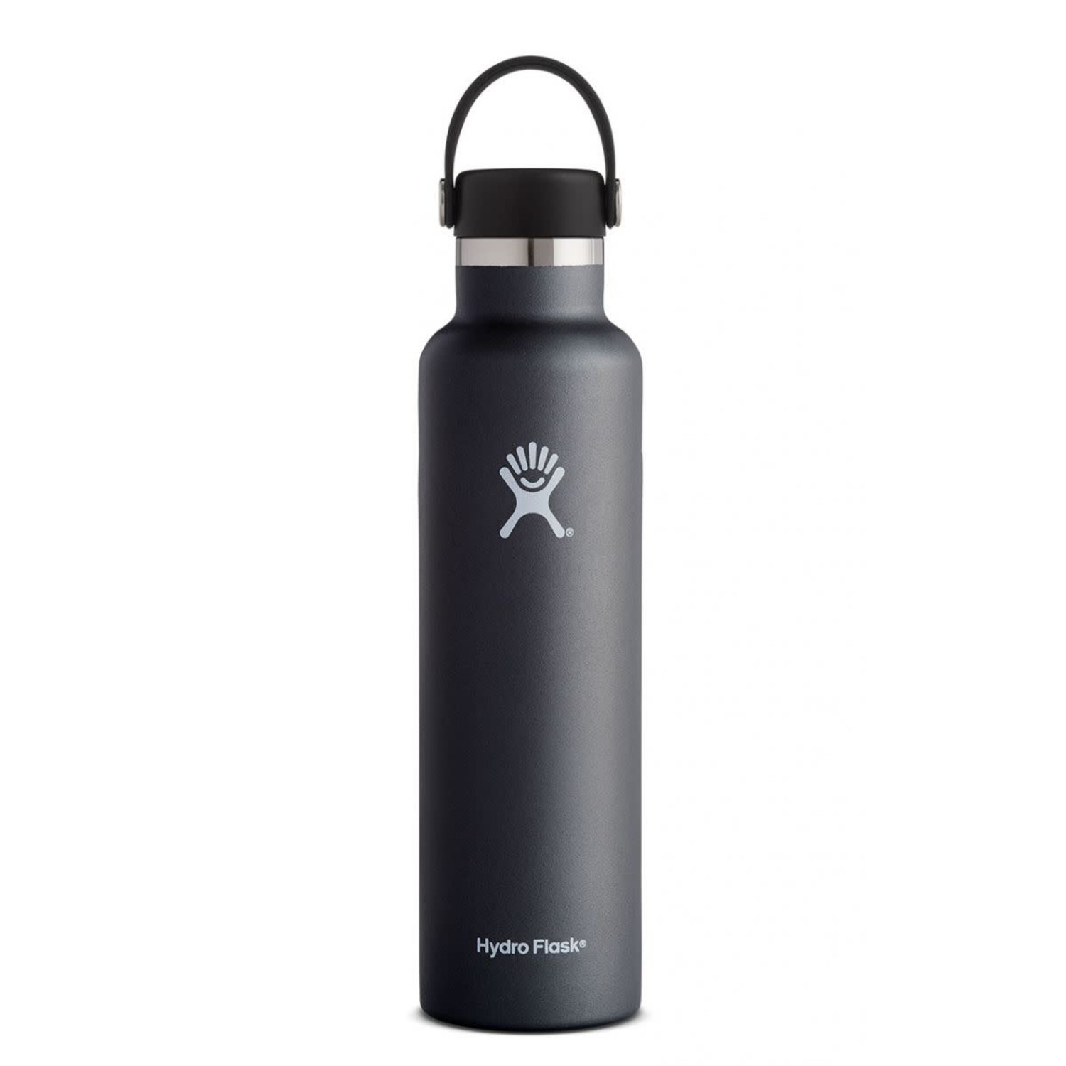 HYDRO FLASK 24 Oz Standard Mouth Flex Cap Black - Edge of the