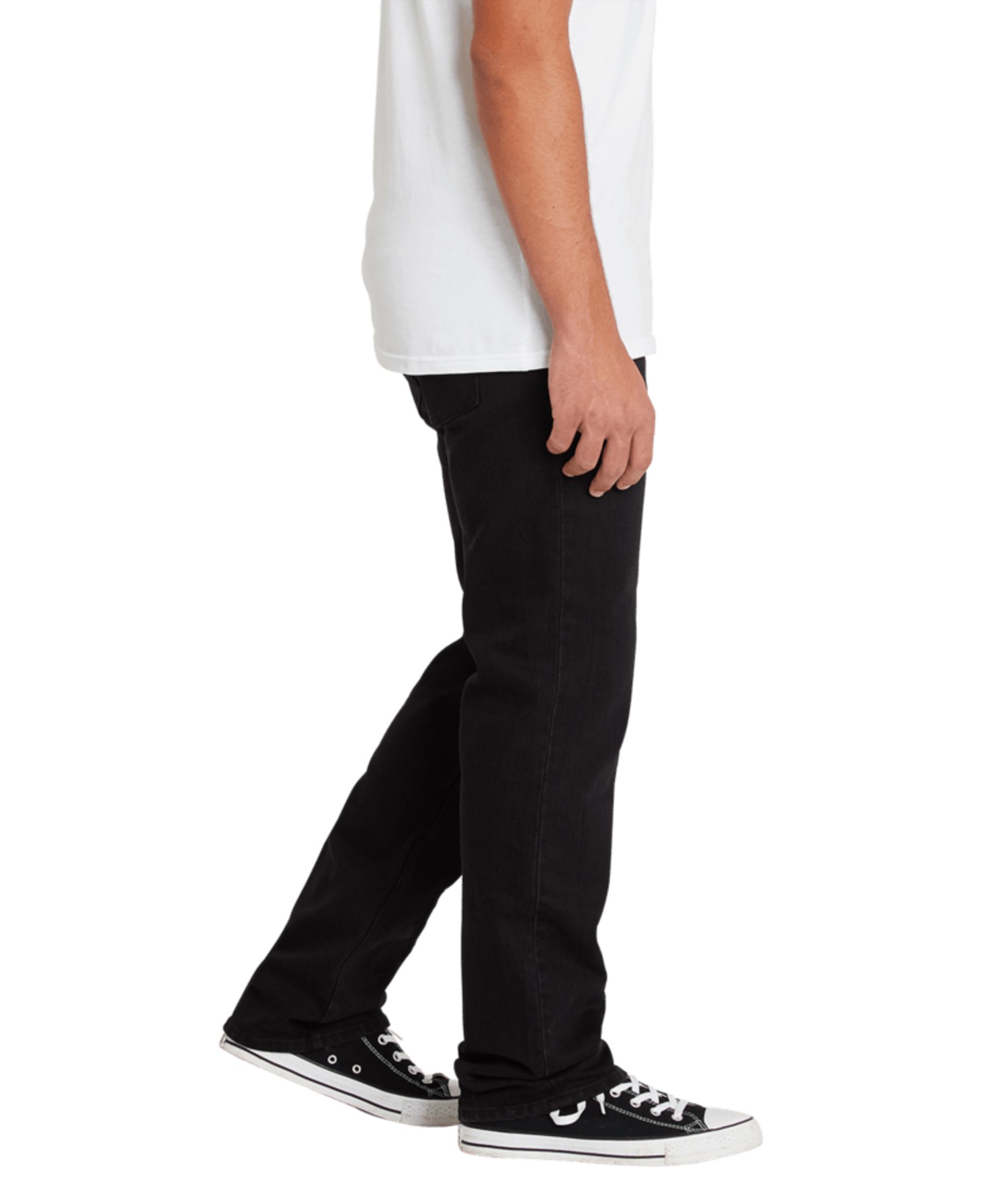 VOLCOM Solver Modern Fit Jeans Black 