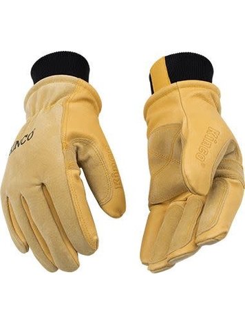 KINCO Men's Lined Pig Skin Gloves