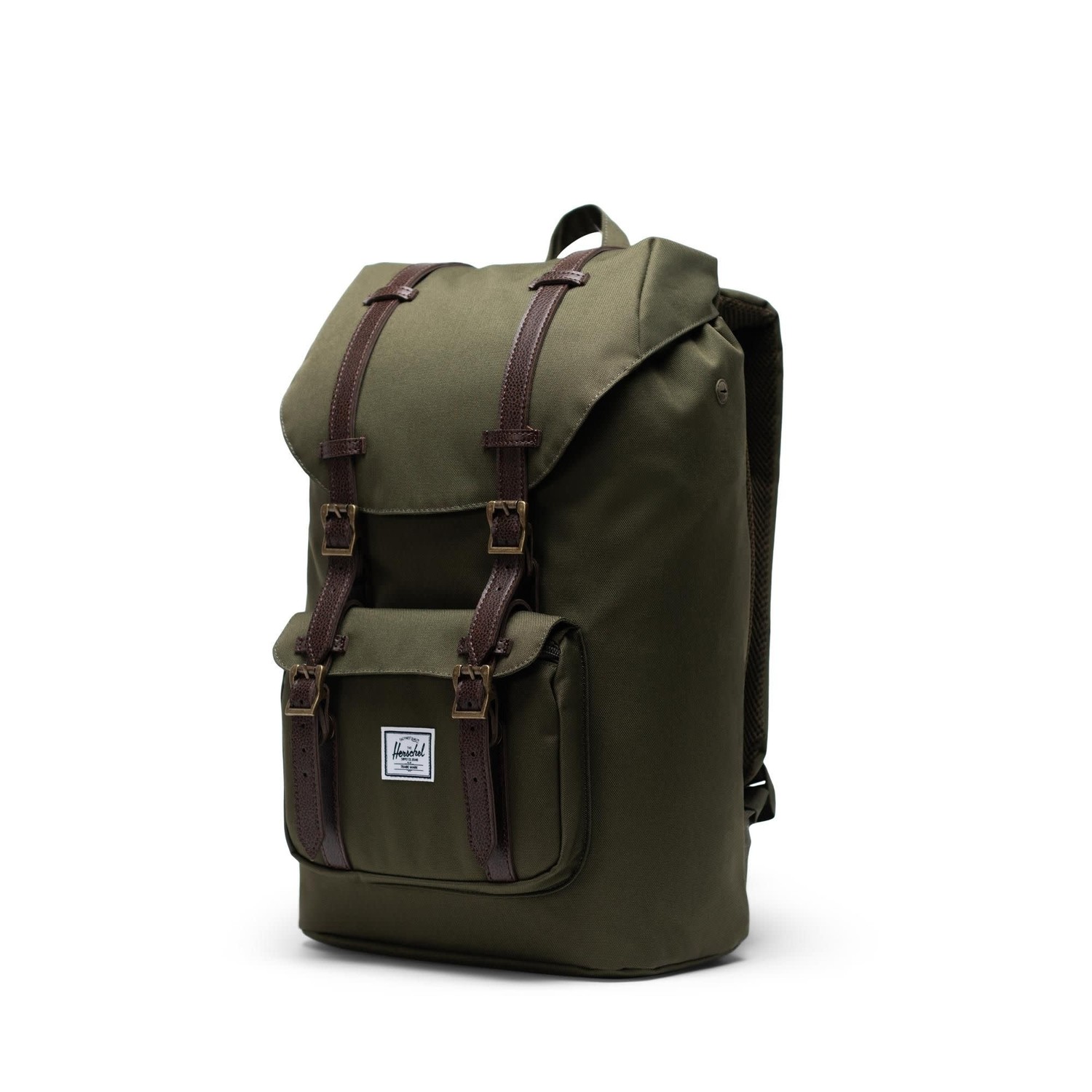 Herschel little america clearance mid volume green