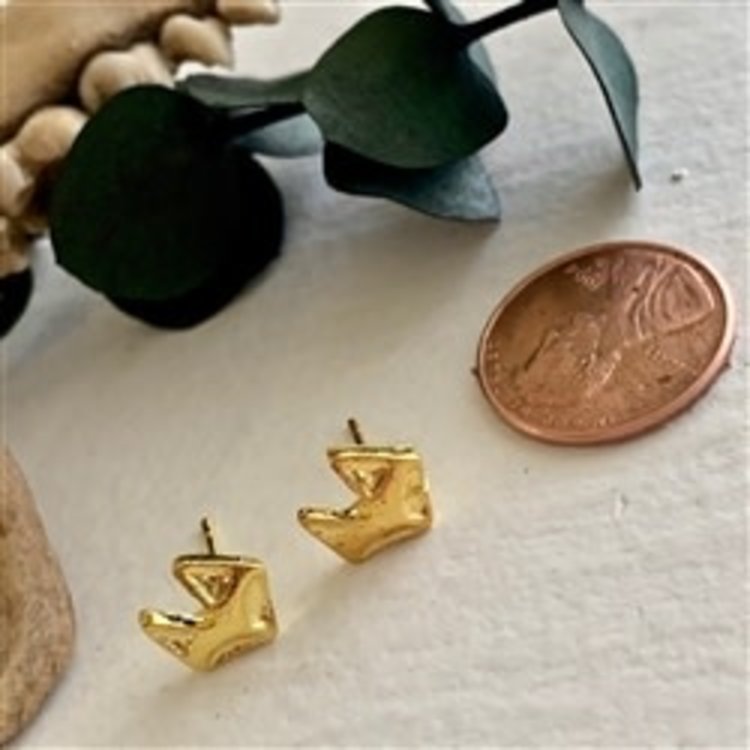 PIKA & BEAR PIKA & BEAR "Sly Fox" Stud Earrings in Gold