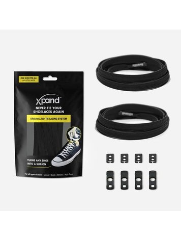 XPAND XPAND Original No-Tie Flat Lacing System Black