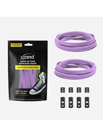XPAND XPAND Original No-Tie Flat Lacing System Pastel Purple
