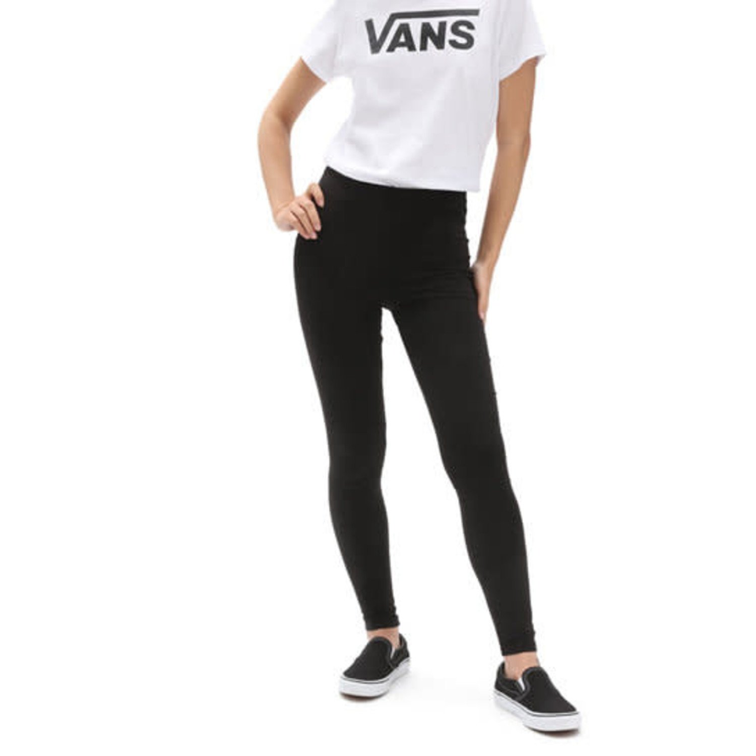 Vans Women's Chalkboard Classic Black Legging (VN0A4S9WBLK) Size S - NWT