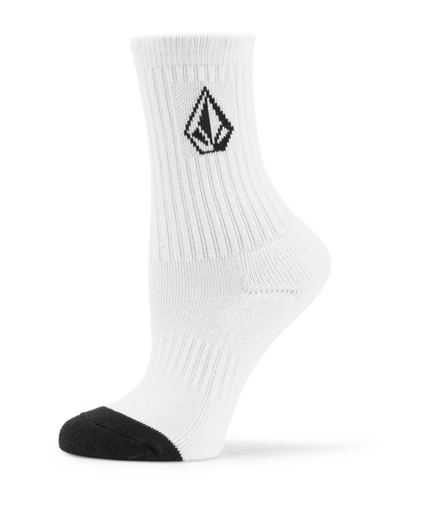 ボルコム Volcom 3 pack full stone socks in white メンズ-