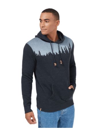 TENTREE TENTREE Mens Juniper Hoodie Meteorite Black Heather