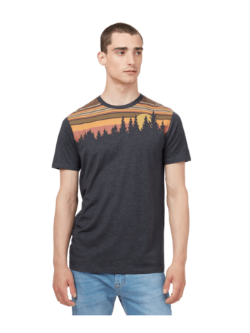 TENTREE TENTREE Mens Retro Juniper T-Shirt Meteorite Black Heather