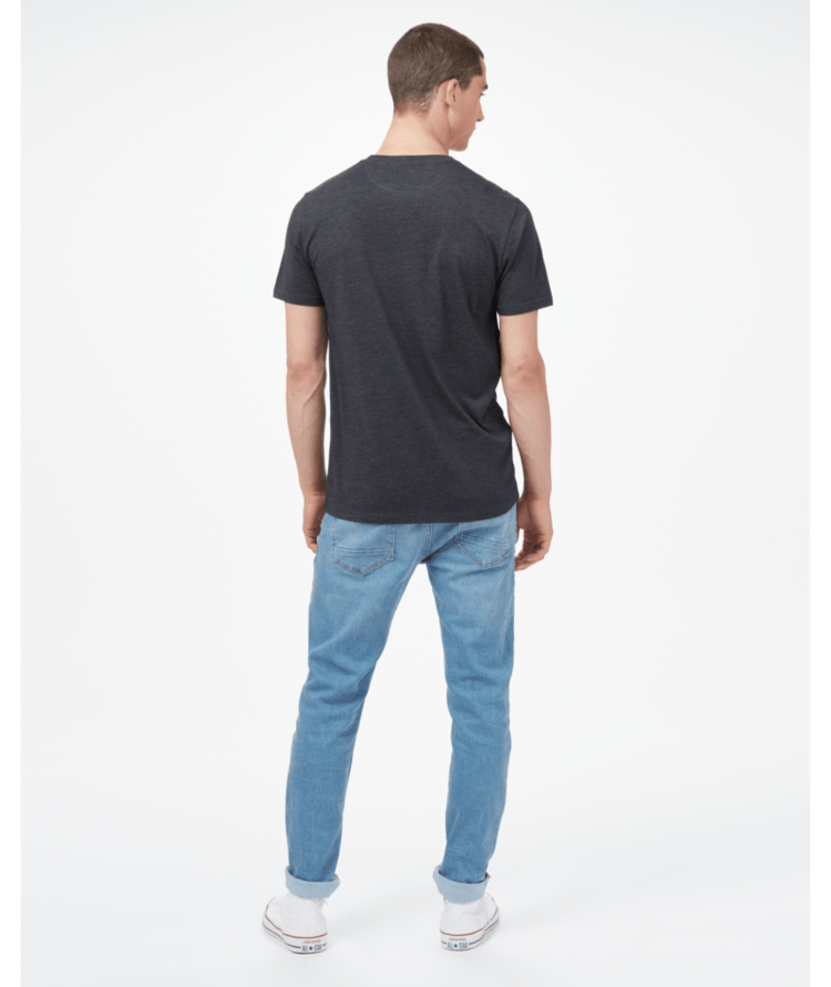 TENTREE TENTREE Mens Retro Juniper T-Shirt Meteorite Black Heather