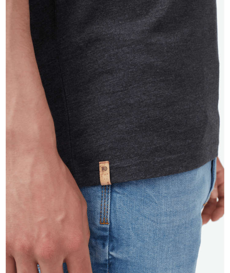 TENTREE TENTREE Mens Retro Juniper T-Shirt Meteorite Black Heather