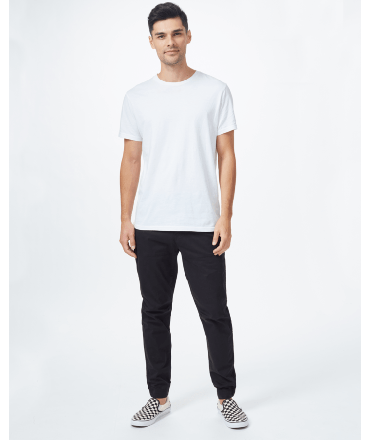 TENTREE TENTREE Mens Stretch Twill Everyday Jogger Meteorite Black
