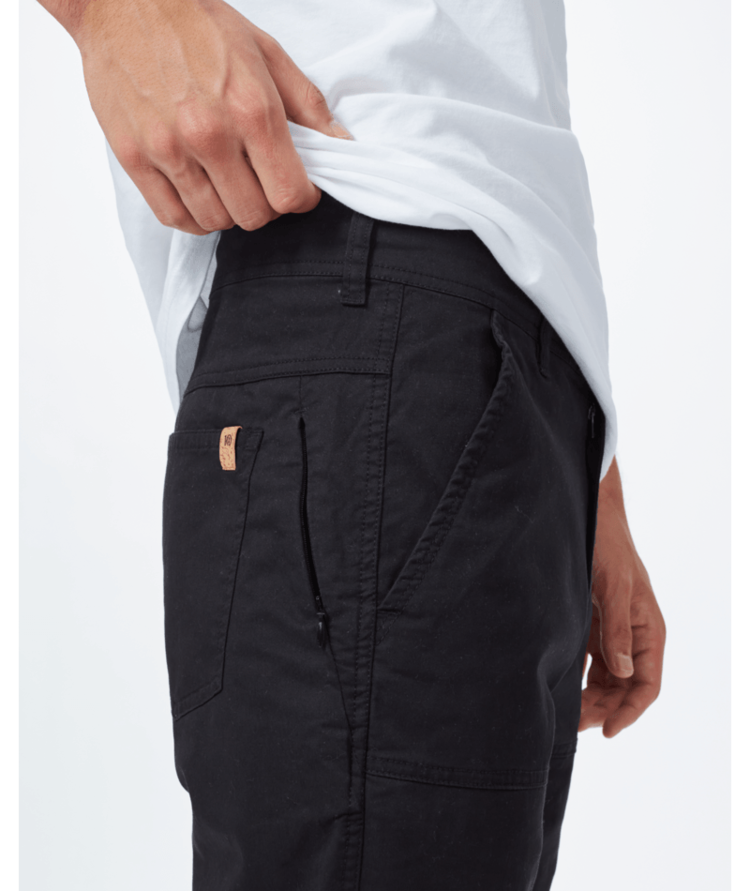 TENTREE TENTREE Mens Stretch Twill Everyday Jogger Meteorite Black
