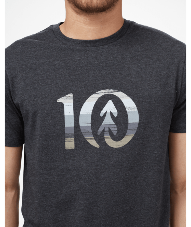 TENTREE TENTREE Mens Juniper T-Shirt Meteorite Black Heather