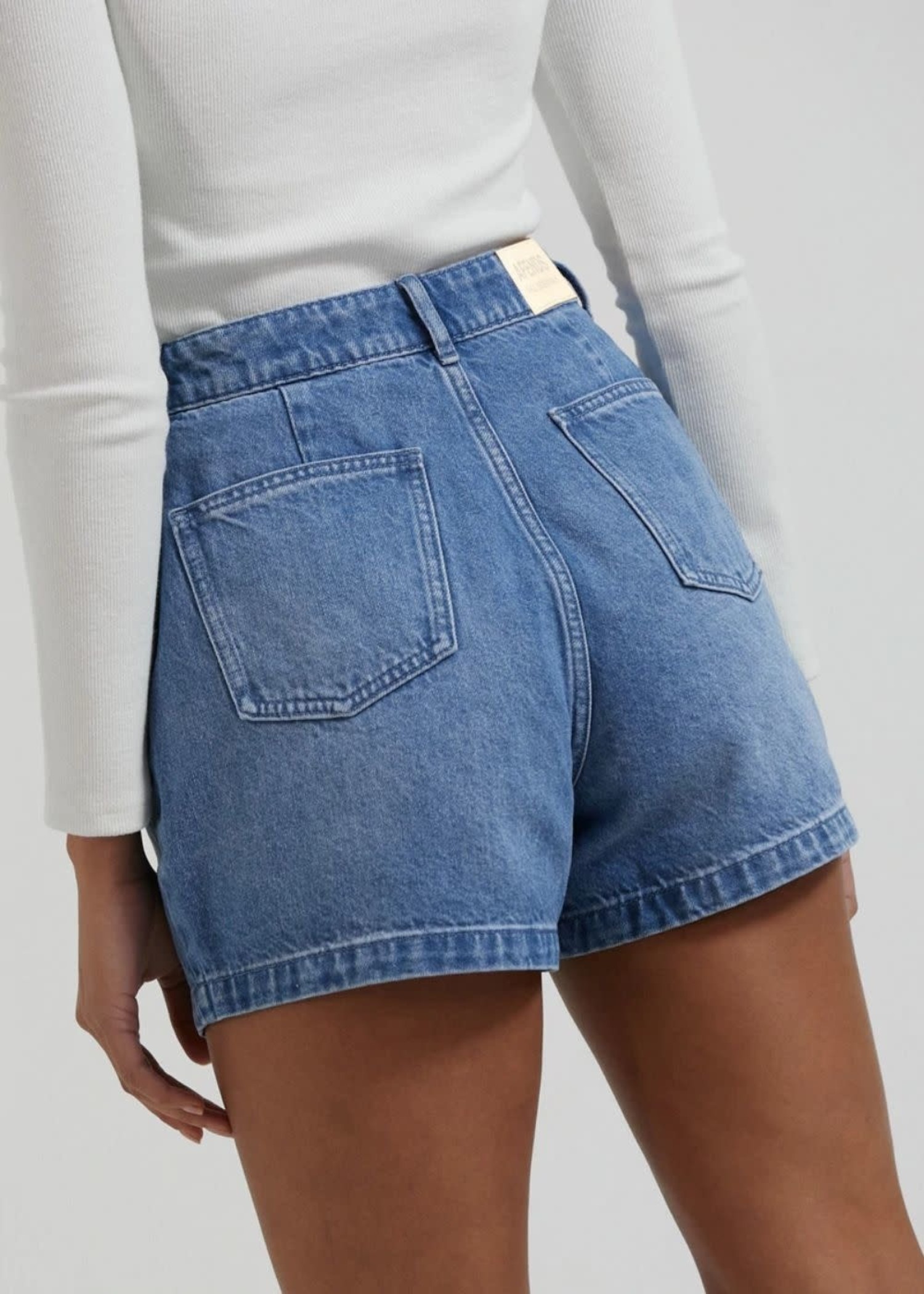 AFENDS Seventy Threes Hemp Denim Shorts 