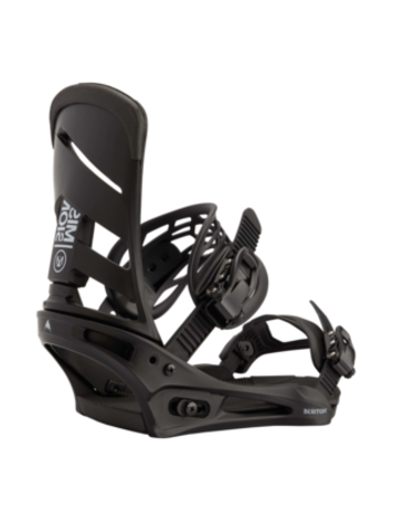 BURTON 2027 BURTON Men's Mission Re:Flex Snowboard Bindings Black