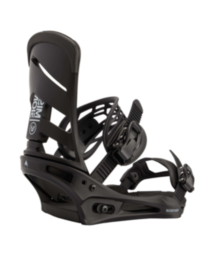 BURTON 2027 BURTON Men's Mission Re:Flex Snowboard Bindings Black