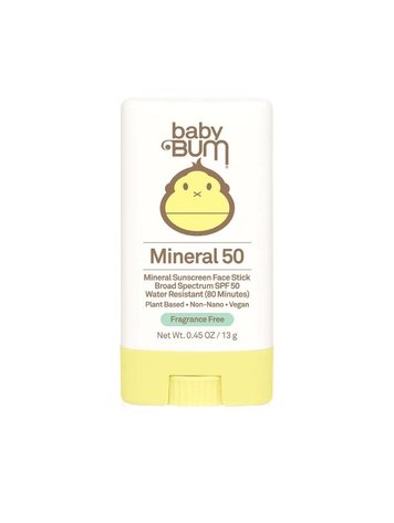 SUN BUM SUN BUM Baby Bum Mineral Sunscreen Face Stick - SPF 50 - Fragrance Free