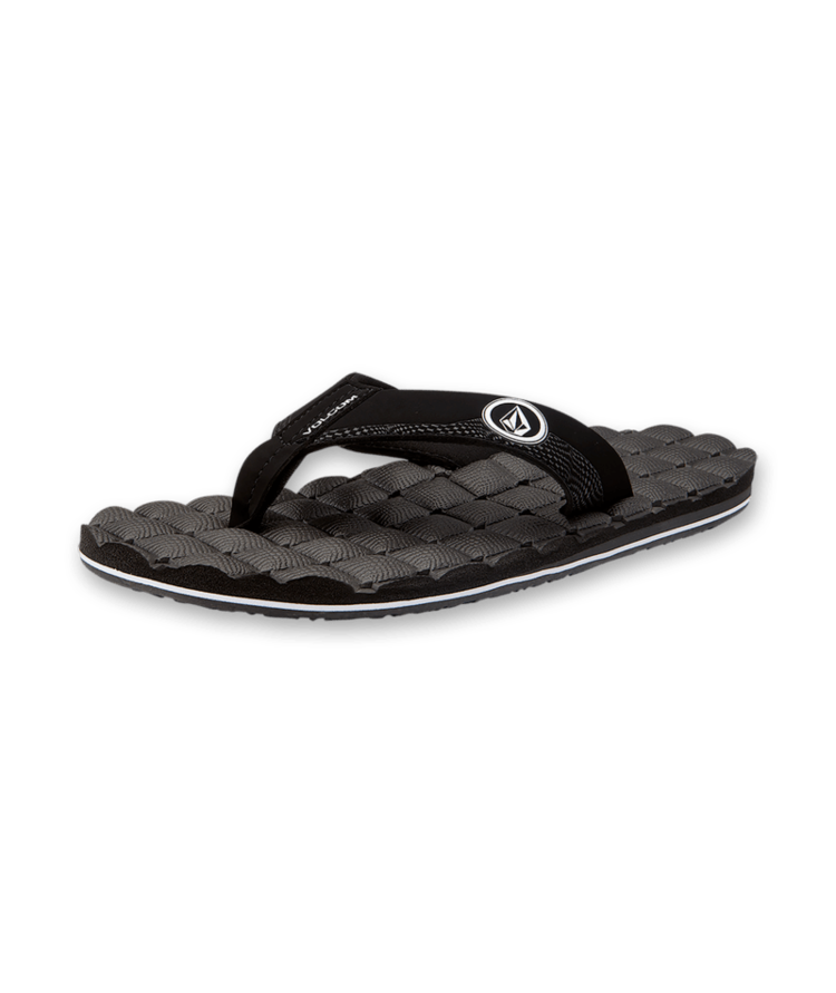 VOLCOM VOLCOM Recliner Sandals Black White