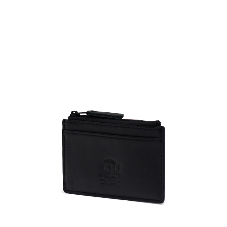 HERSCHEL HERSCHEL Oscar II Leather RFID Black