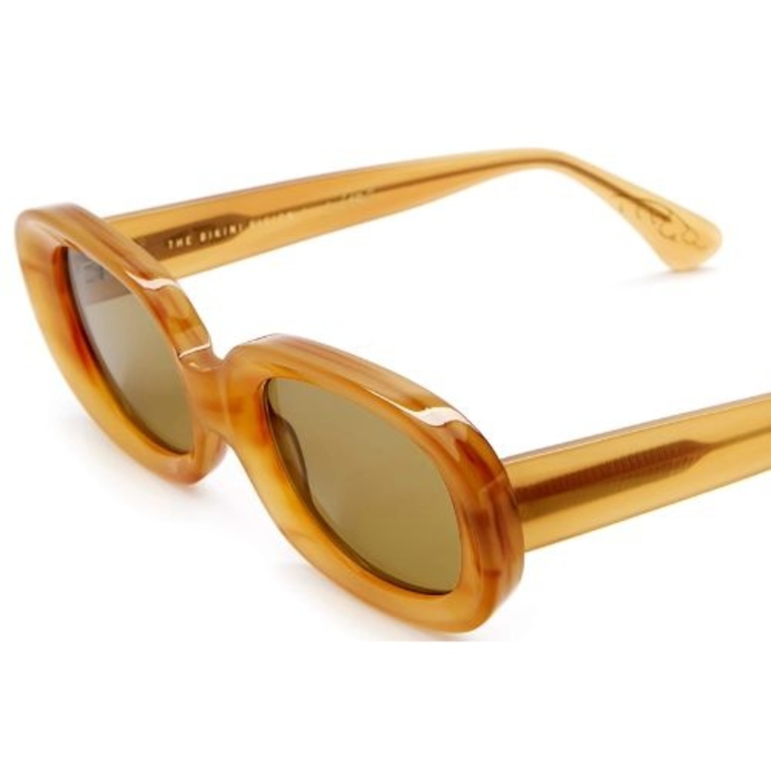 Crap Eyewear | The Bikini Vision Crystal Kelp Square Sunglasses