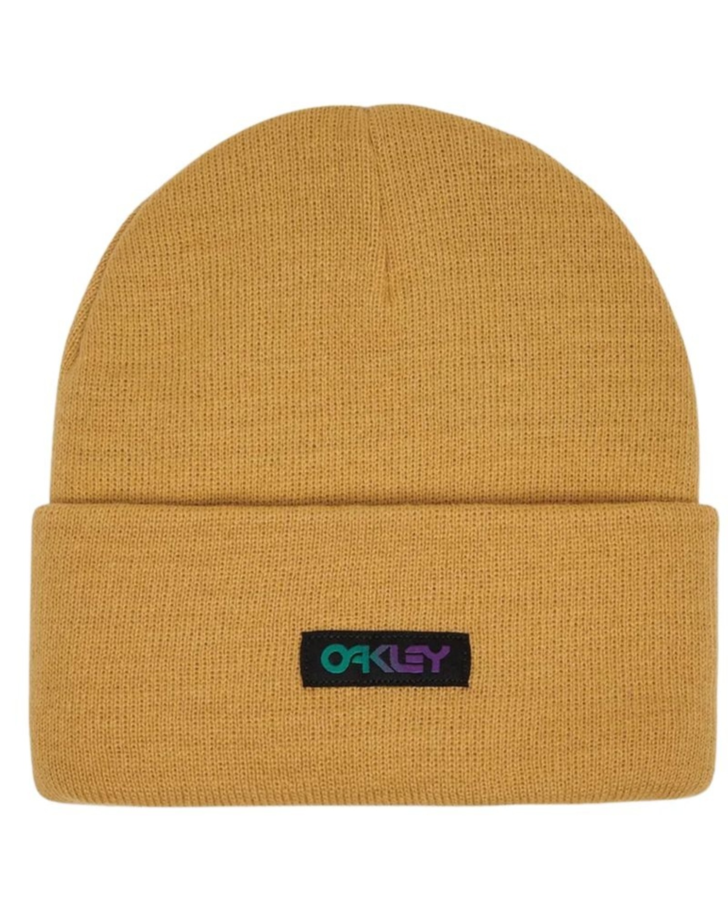 OAKLEY B1B Gradient Patch Beanie in Light Curry - Edge of the World |  Fernie BC
