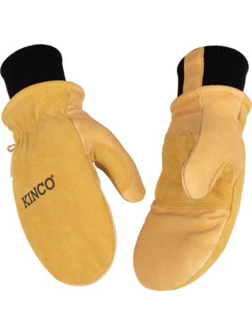 KINCO Women's Lined Pigskin Mitten
