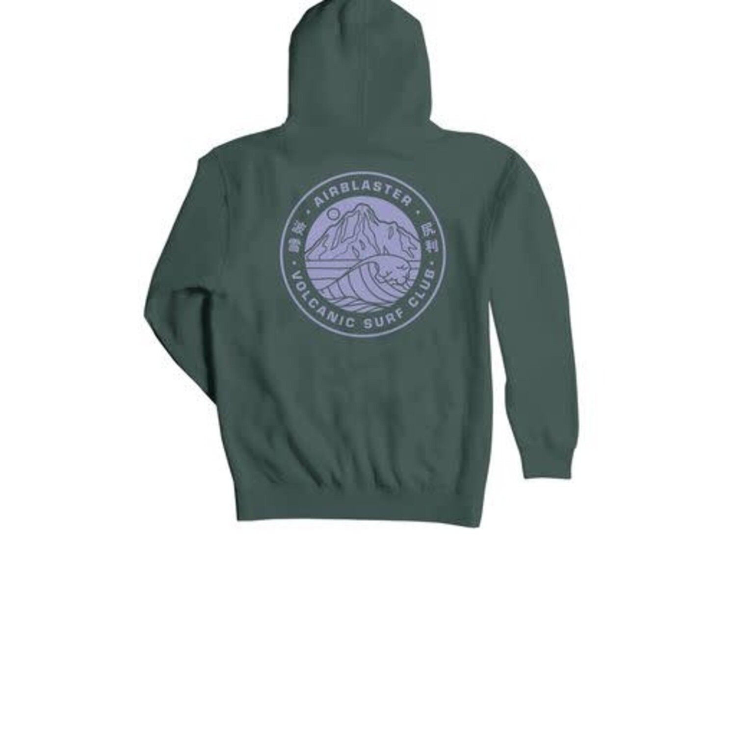 AIRBLASTER AIRBLASTER Volcanic Surf Club Po Hoody Alpine Green