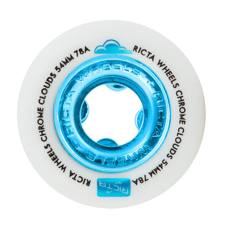 RICTA RICTA Wheels Chrome Clouds Blue 78A [54mm]