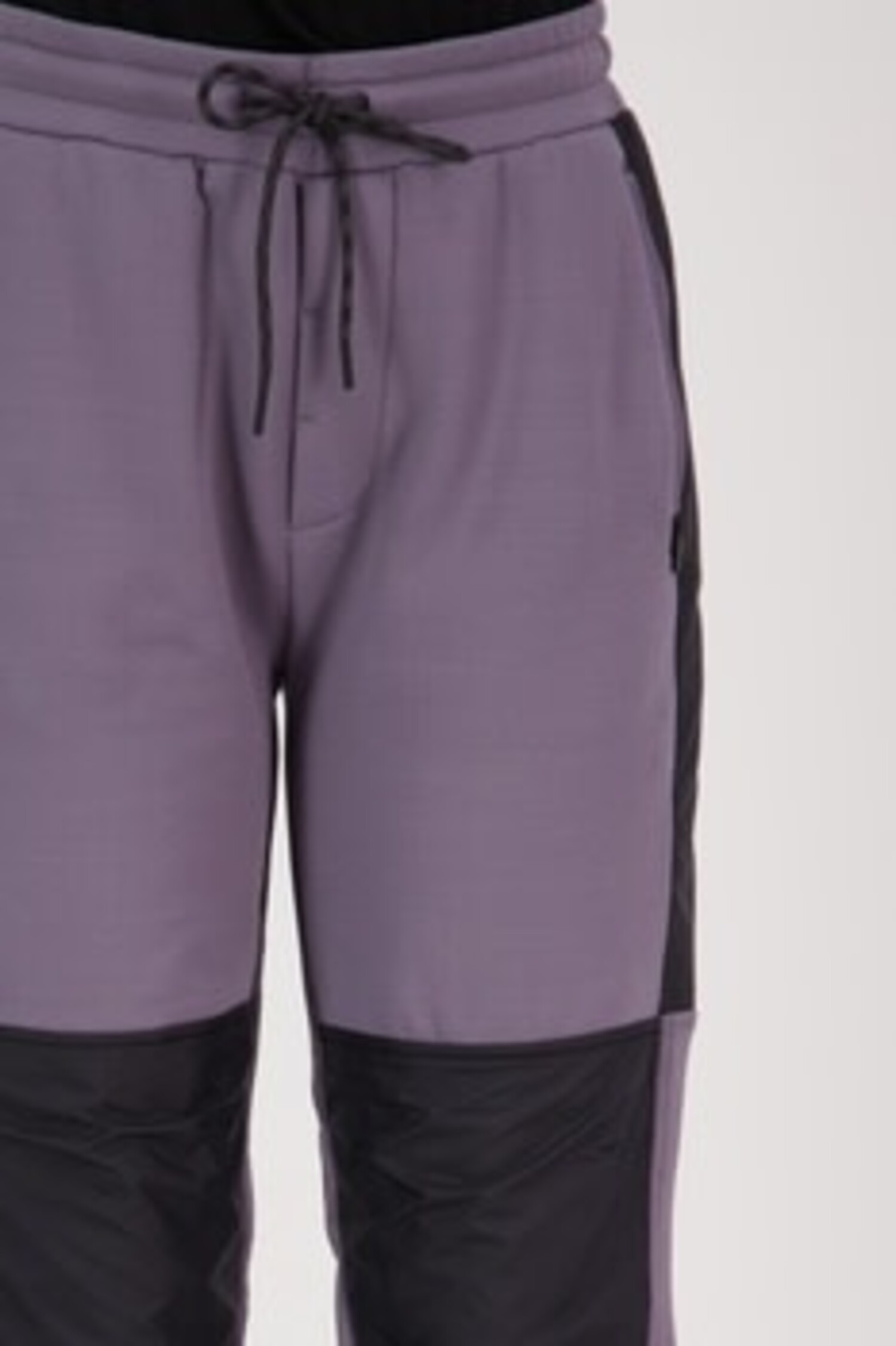 Purple Brand Fleece Flared Pant-BLACK - Civilized Nation