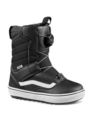VANS 2025 VANS Youth Juvie Linerless Snowboard Boots In Black/White