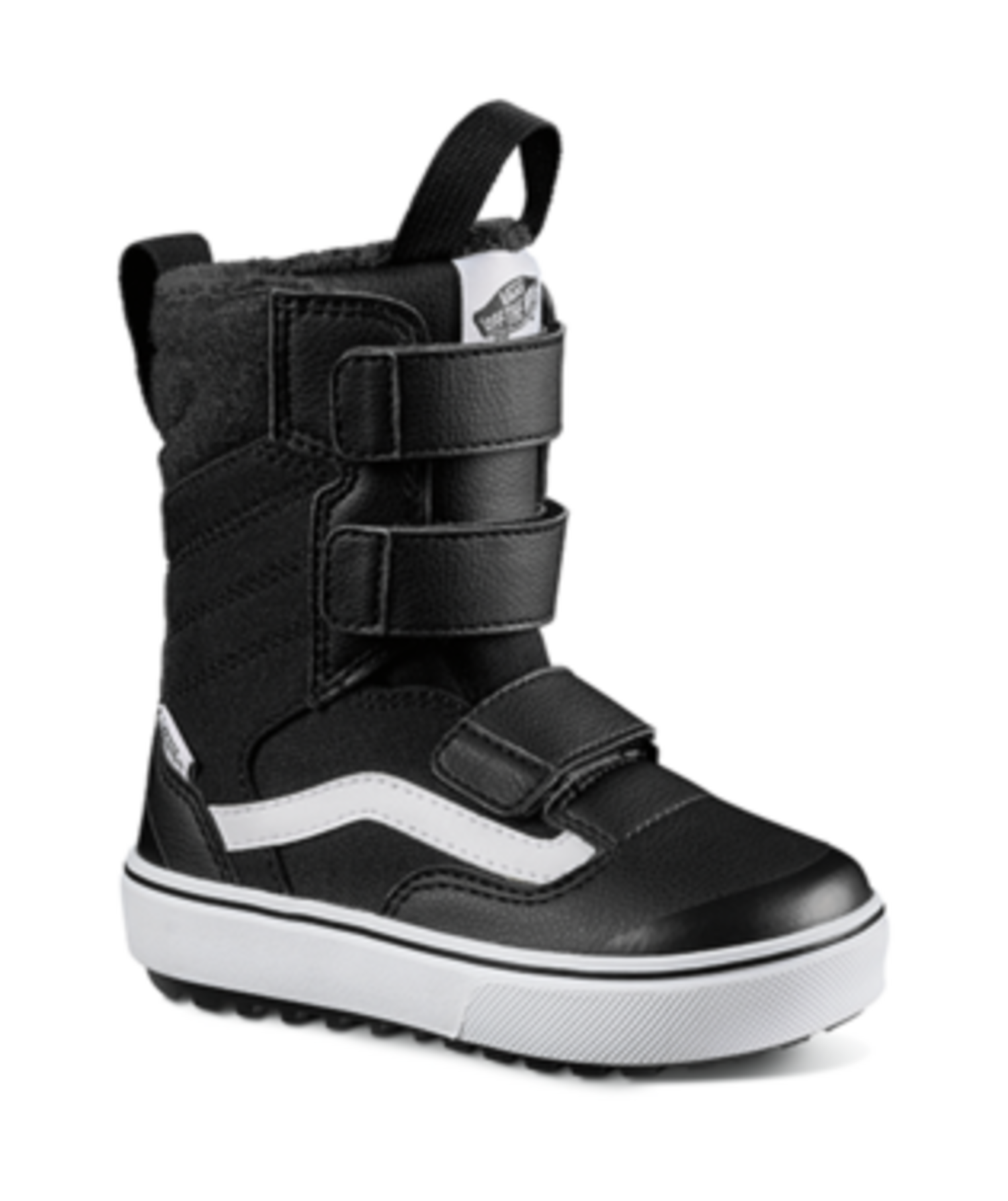 2026 VANS Kids Juvie Mini Snowboard Boots in Black/White - Edge of