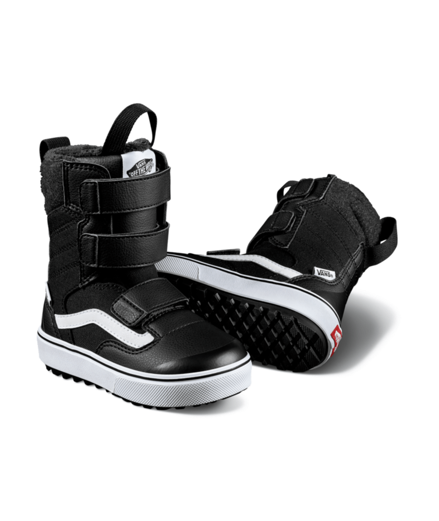 2026 VANS Kids Juvie Mini Snowboard Boots in Black/White - Edge of