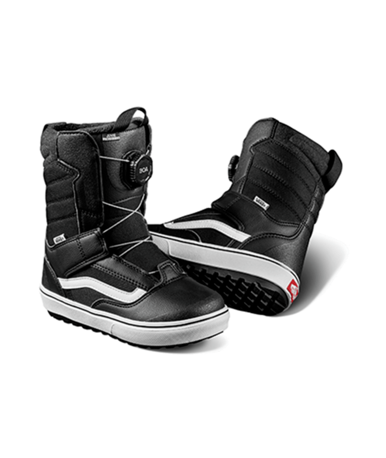 2026 VANS Youth Juvie Linerless Snowboard Boots In Black/White