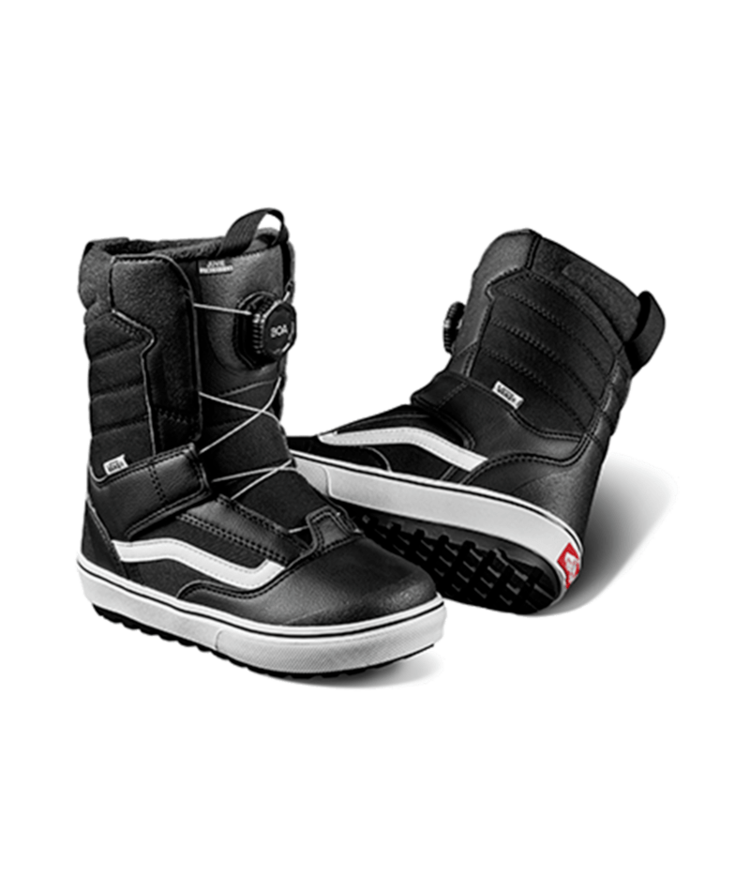 VANS 2025 VANS Youth Juvie Linerless Snowboard Boots In Black/White