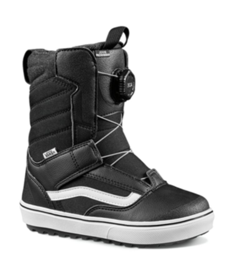 VANS 2025 VANS Youth Juvie Linerless Snowboard Boots In Black/White