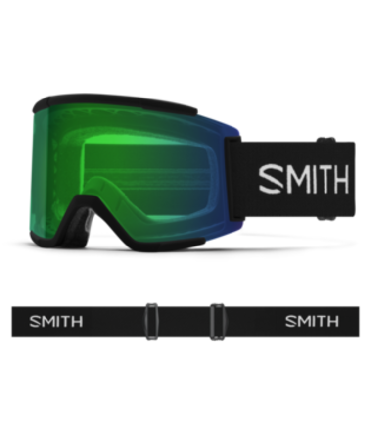 SMITH SMITH Squad XL Black / Chromapop Everyday Green Mirror
