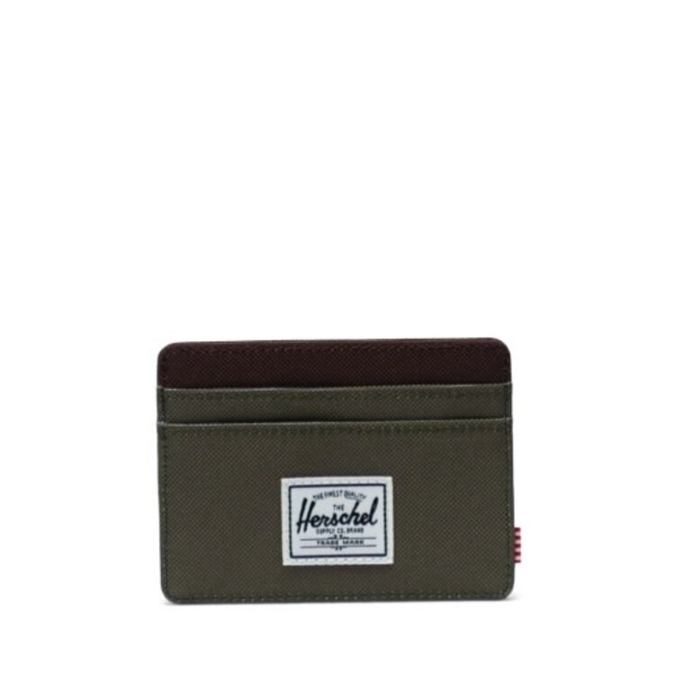 HERSCHEL HERSCHEL Charlie Cardholder Wallet Ivy Green/Chicory Coffee