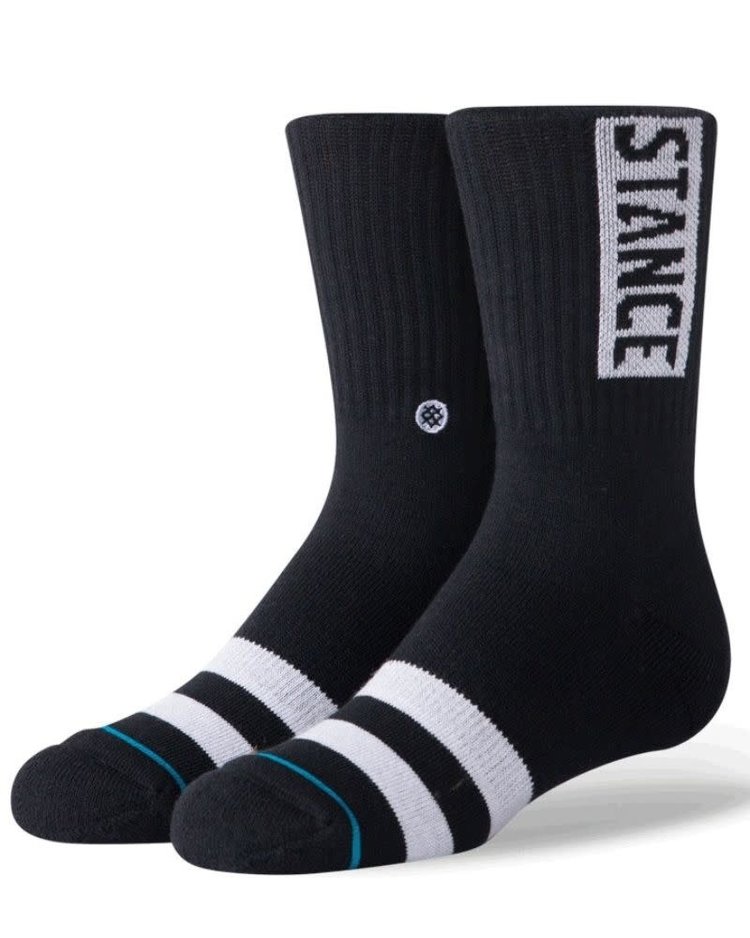 STANCE STANCE Kids OG Stripe Crew Socks - Black