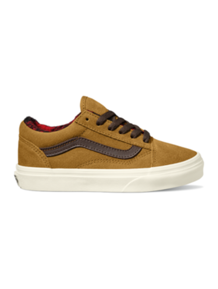 vans old school kids Brown