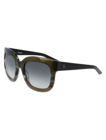 DRAGON DRAGON Flo Sunnies - Olive Horn Gradient Lumalens Smoke Gradient Lens