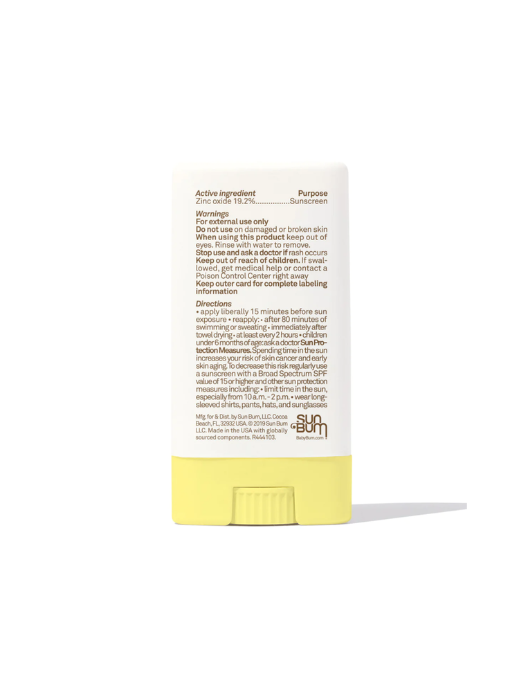SUN BUM SUN BUM Baby Bum Mineral Sunscreen Face Stick - SPF 50 - Fragrance Free