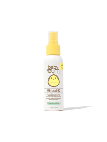 SUN BUM SUN BUM Baby Bum Mineral Sunscreen Spray - SPF 50 - Fragrance Free