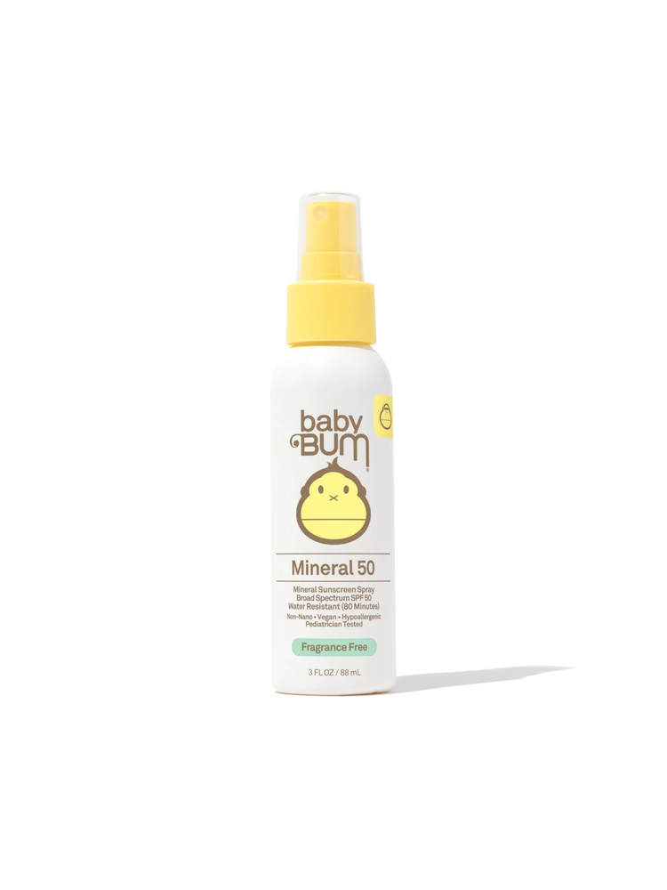 SUN BUM SUN BUM Baby Bum Mineral Sunscreen Spray - SPF 50 - Fragrance Free
