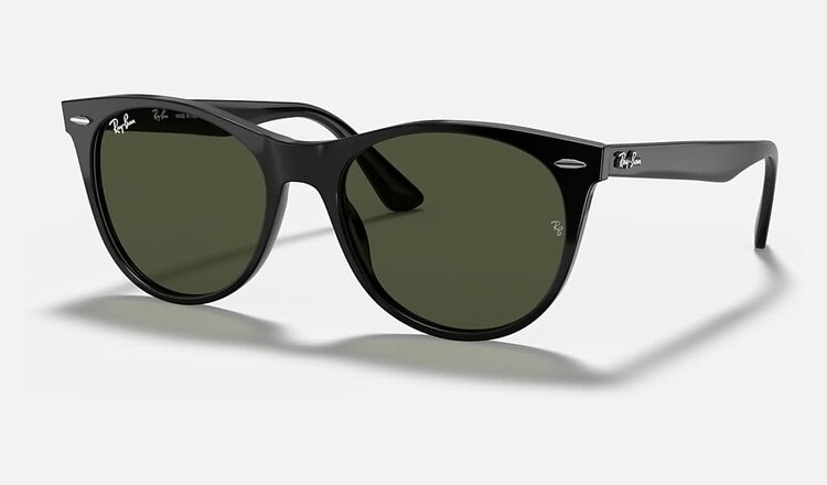 RAY-BAN RAY-BAN Wayfarer II Classic Polished Tortoise With Green Classic G-15