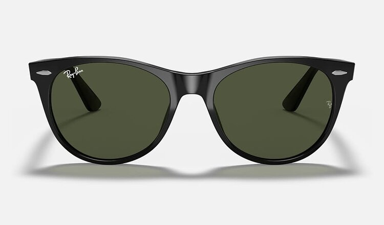 RAY-BAN RAY-BAN Wayfarer II Classic Polished Tortoise With Green Classic G-15