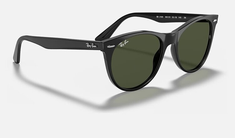 RAY-BAN RAY-BAN Wayfarer II Classic Polished Tortoise With Green Classic G-15