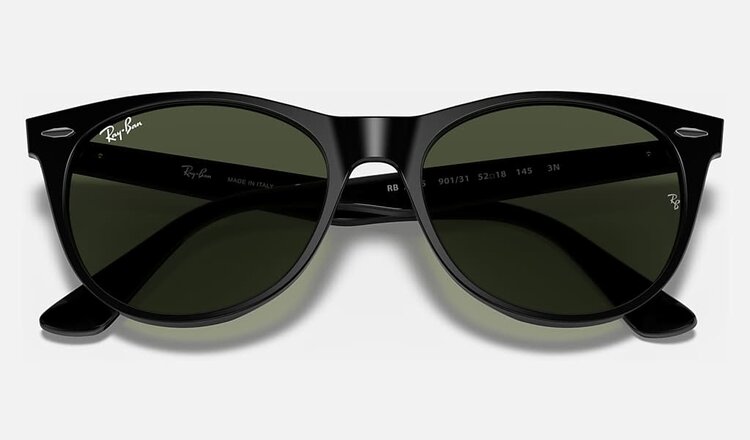 RAY-BAN RAY-BAN Wayfarer II Classic Polished Tortoise With Green Classic G-15